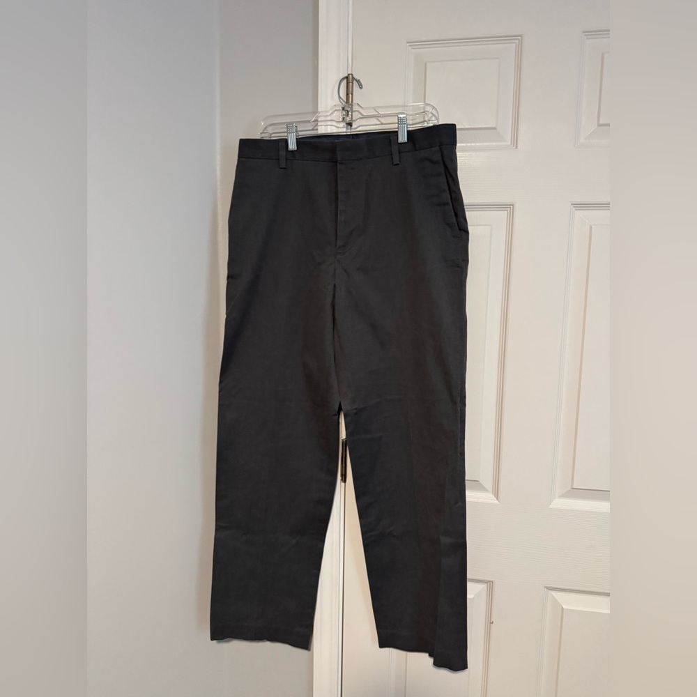 Kirkland Signature Black Dress Pants Straight-Leg Formal
